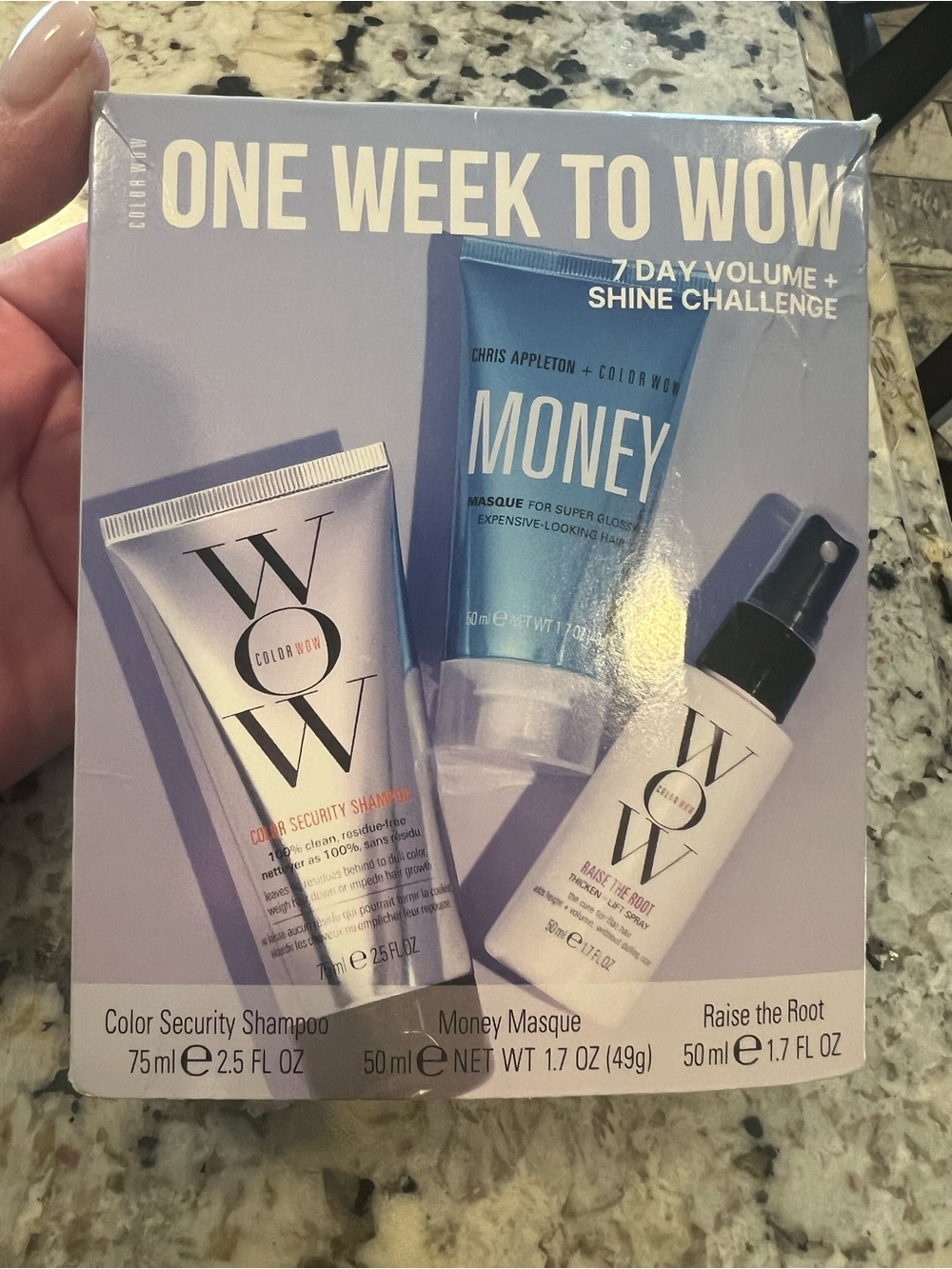 Color Wow One Week to Wow 7-Day Volume & Shine Kit - Blue
